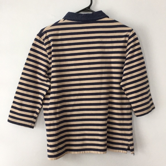 Vintage Cherokee Striped Collared Shirt Women’s M - Picture 5 of 5